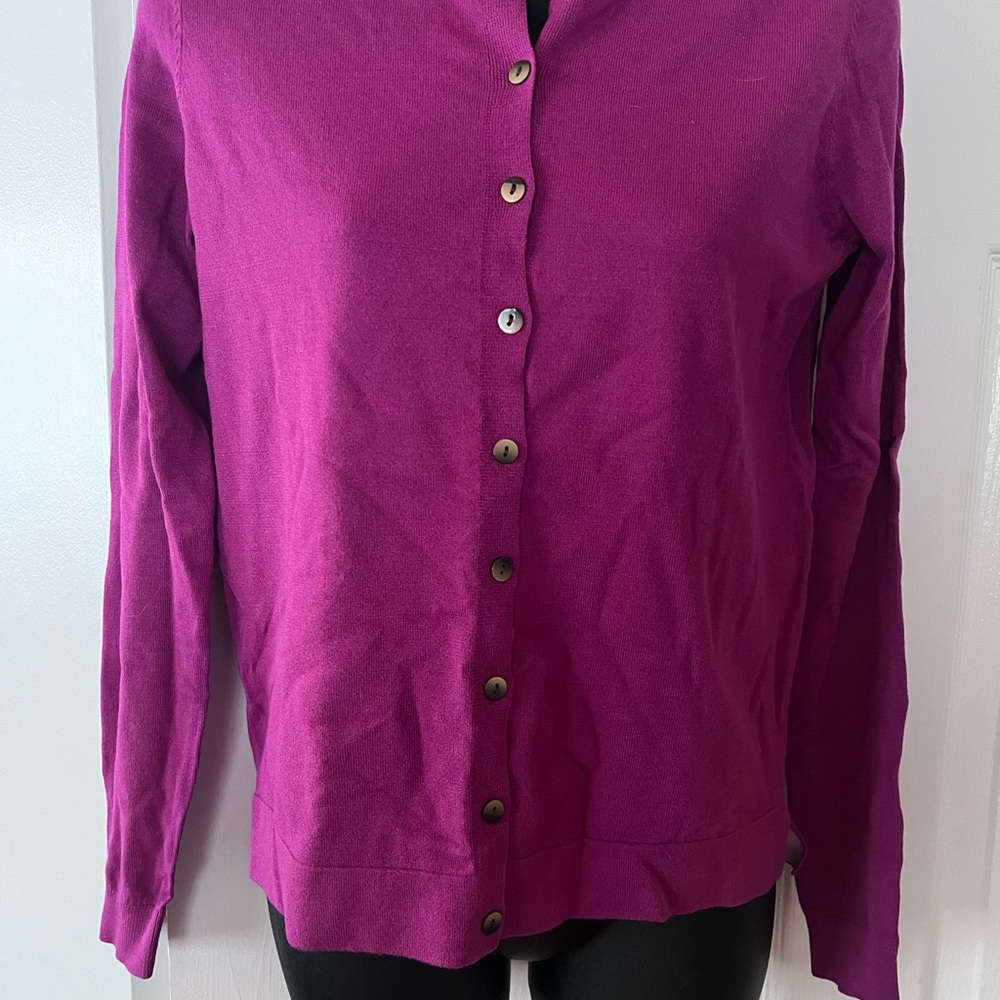 NEW Plum Cardigan size Small